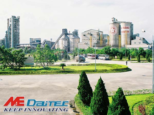 Chinfon Cement Company Limited. Piping system for Air compressor and Dryer machines.