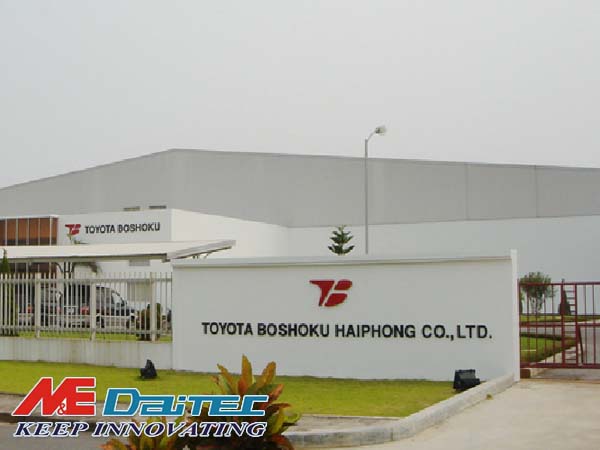 Toyota Boshoku Haiphong Co., LTD. M&E works for new waste water treatments, air compressor system, electrical system.
