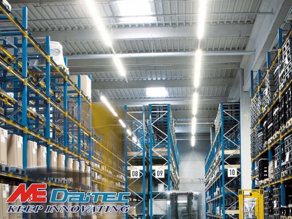 DAITEC M&E Đơn vị thi công hệ thống điện chiếu sáng nhà xưởng